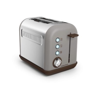 Morphy Richards 222005 Accents 2 Slice Toaster in Pebble Morphy Richards 222005 Accents 2 Slice Toaster in Pebble